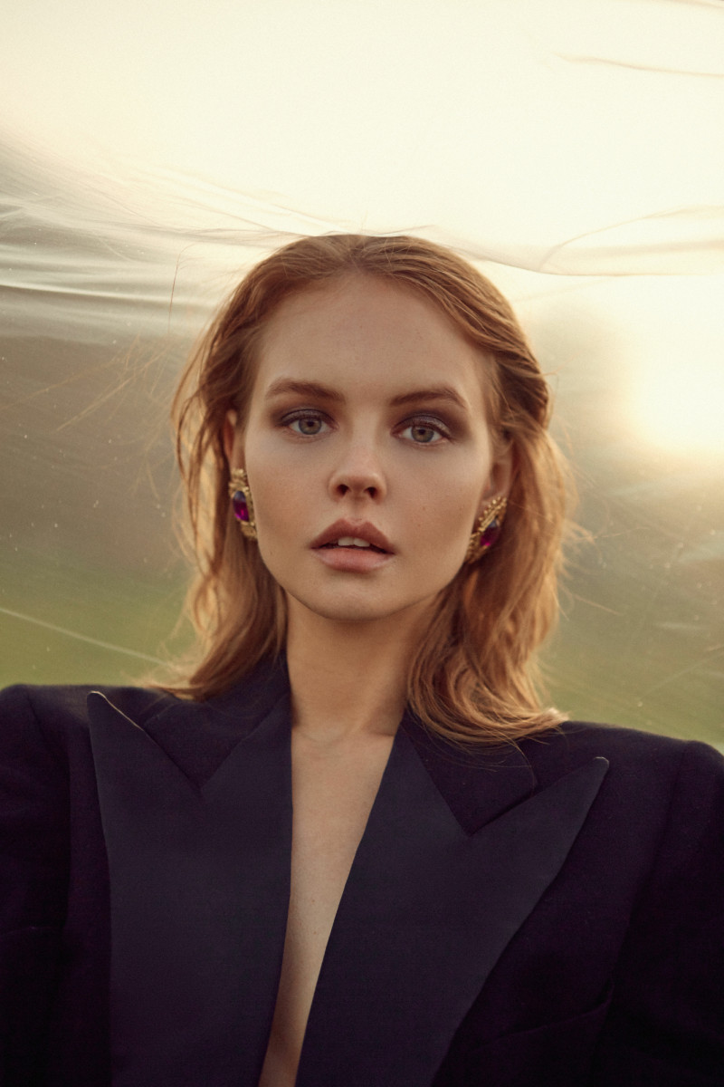 Anastasiya Scheglova featured in  the Satinbirds lookbook for Autumn/Winter 2019