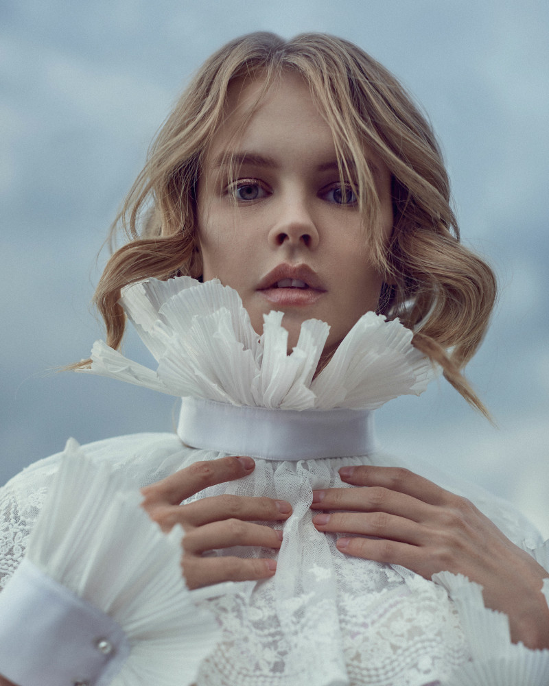 Anastasiya Scheglova featured in  the Satinbirds lookbook for Autumn/Winter 2019