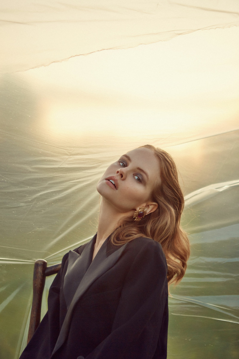 Anastasiya Scheglova featured in  the Satinbirds lookbook for Autumn/Winter 2019