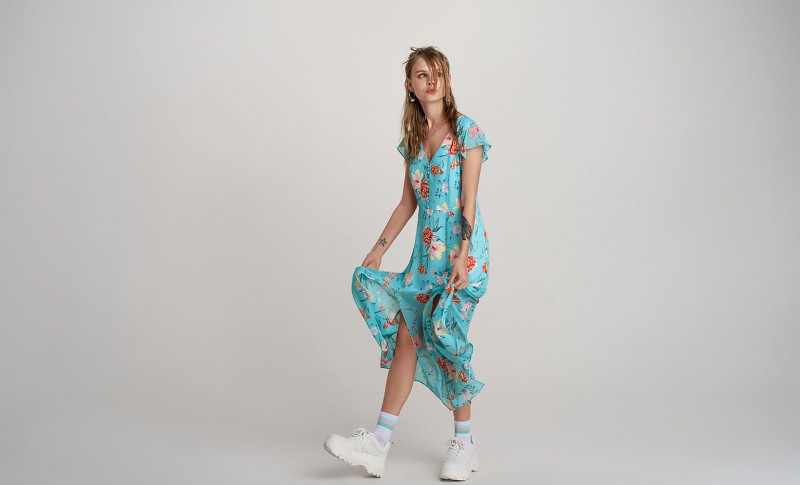 Anastasiya Scheglova featured in  the Befree catalogue for Spring/Summer 2019