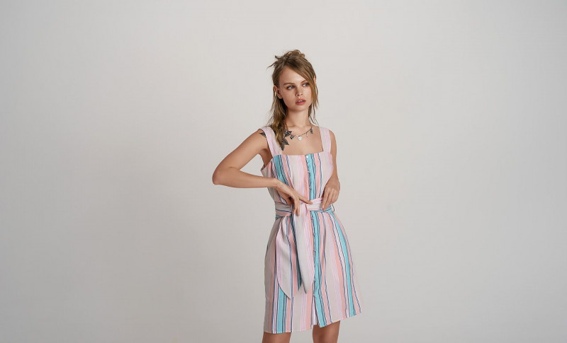 Anastasiya Scheglova featured in  the Befree catalogue for Spring/Summer 2019