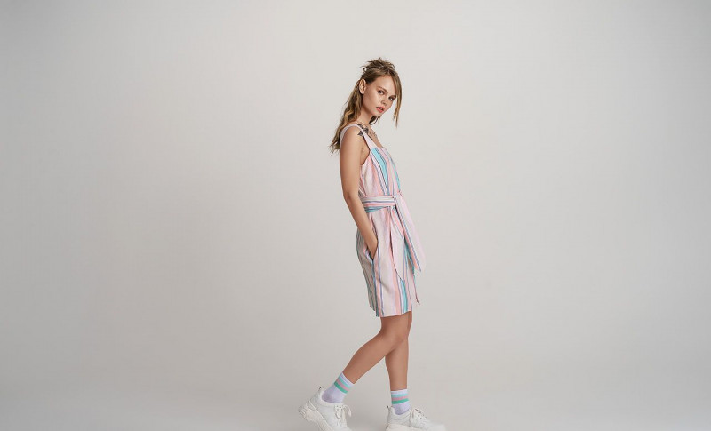 Anastasiya Scheglova featured in  the Befree catalogue for Spring/Summer 2019