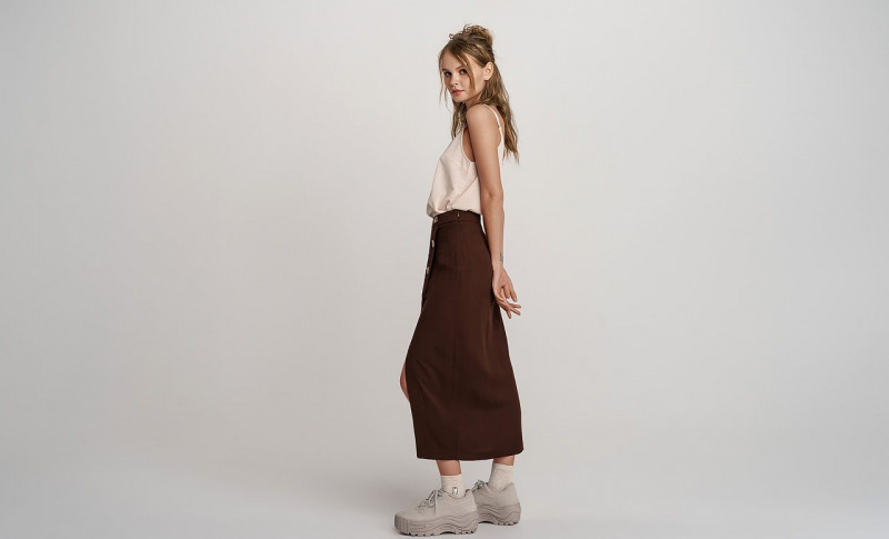 Anastasiya Scheglova featured in  the Befree catalogue for Spring/Summer 2019