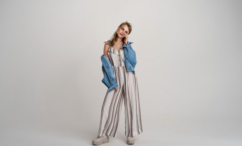 Anastasiya Scheglova featured in  the Befree catalogue for Spring/Summer 2019