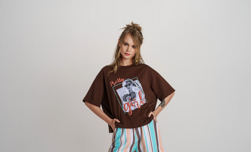 Anastasiya Scheglova featured in  the Befree catalogue for Spring/Summer 2019