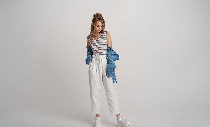 Anastasiya Scheglova featured in  the Befree catalogue for Spring/Summer 2019