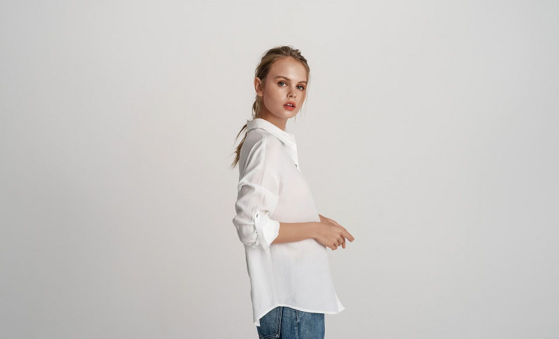 Anastasiya Scheglova featured in  the Befree catalogue for Spring/Summer 2019