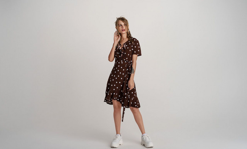 Anastasiya Scheglova featured in  the Befree catalogue for Spring/Summer 2019