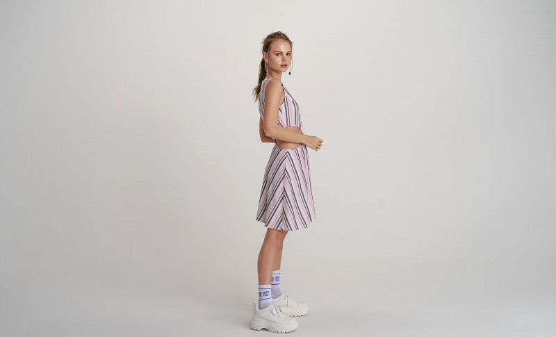 Anastasiya Scheglova featured in  the Befree catalogue for Spring/Summer 2019