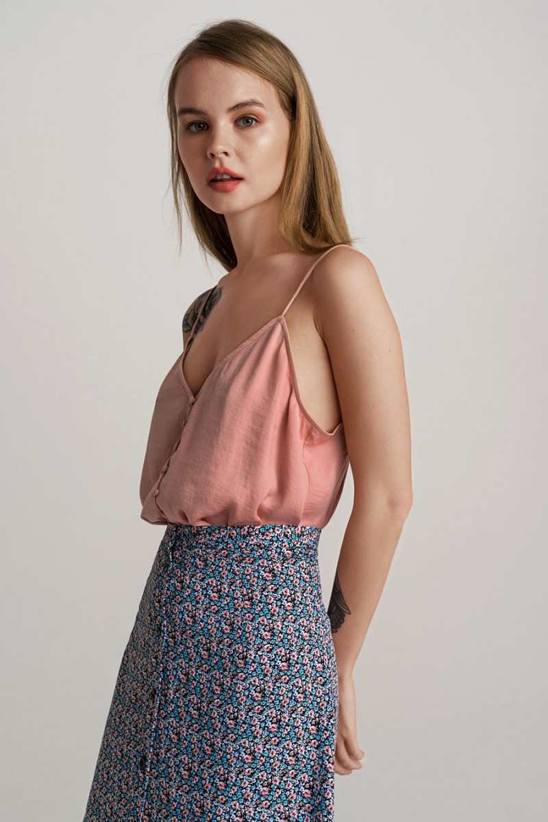 Anastasiya Scheglova featured in  the Befree catalogue for Spring/Summer 2019