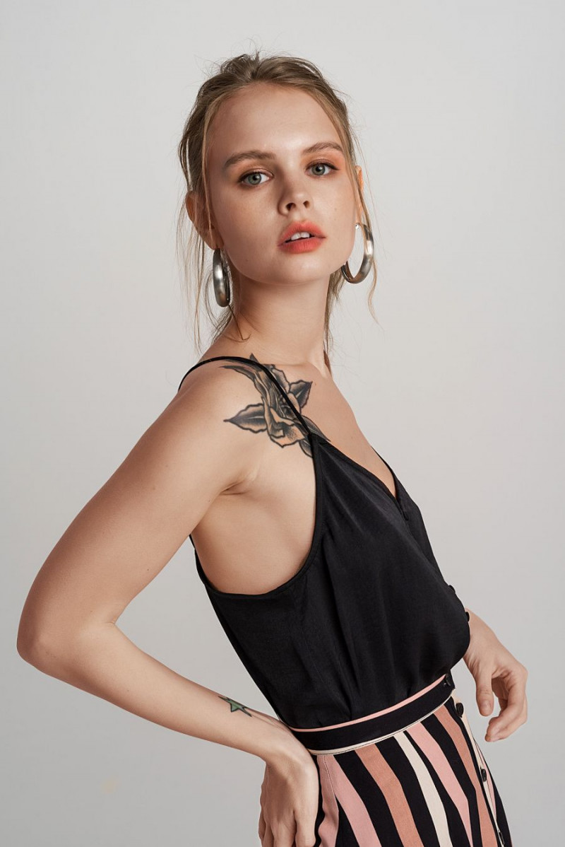 Anastasiya Scheglova featured in  the Befree catalogue for Spring/Summer 2019