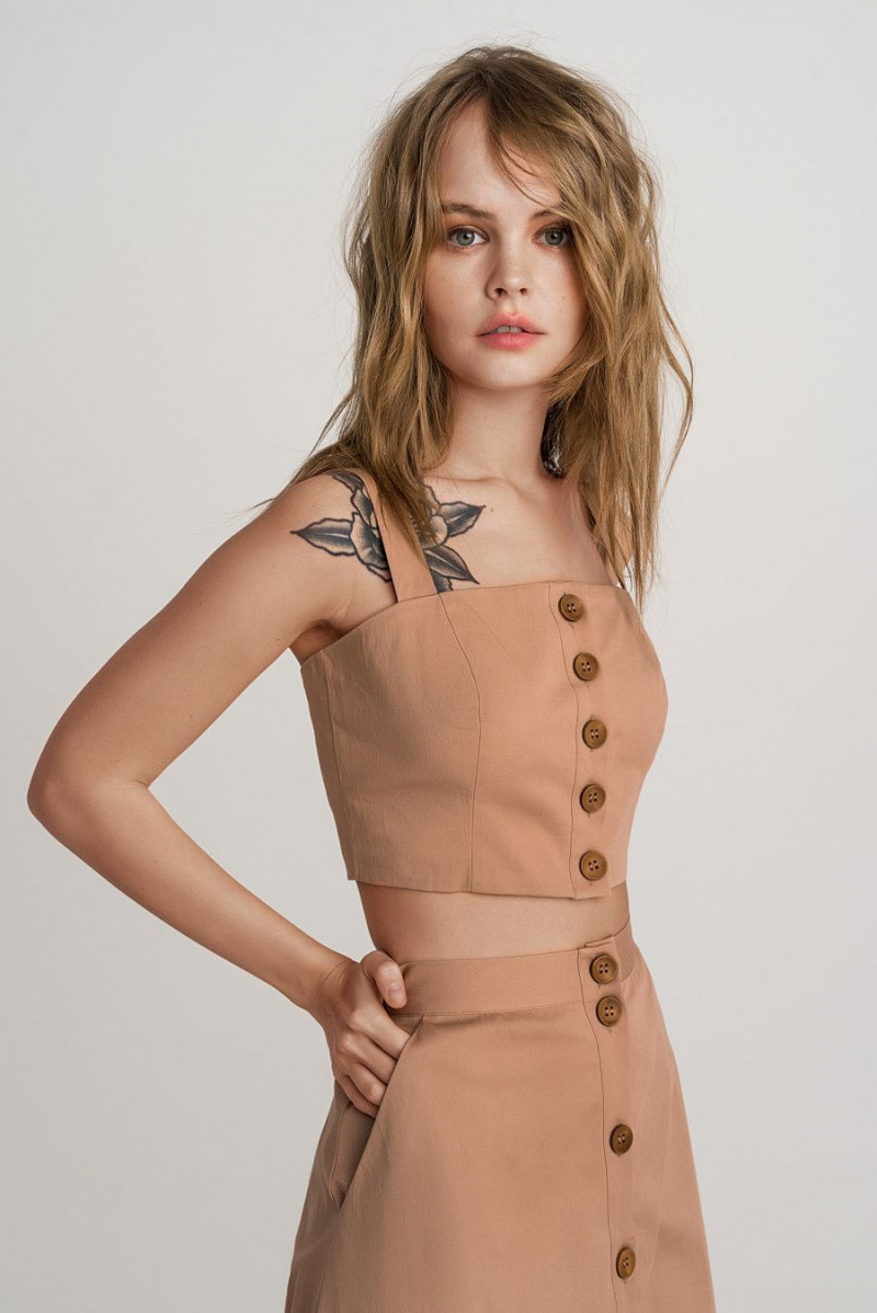 Anastasiya Scheglova featured in  the Befree catalogue for Spring/Summer 2019