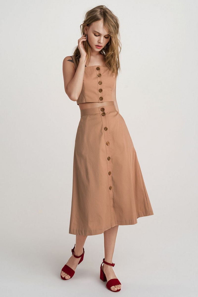 Anastasiya Scheglova featured in  the Befree catalogue for Spring/Summer 2019