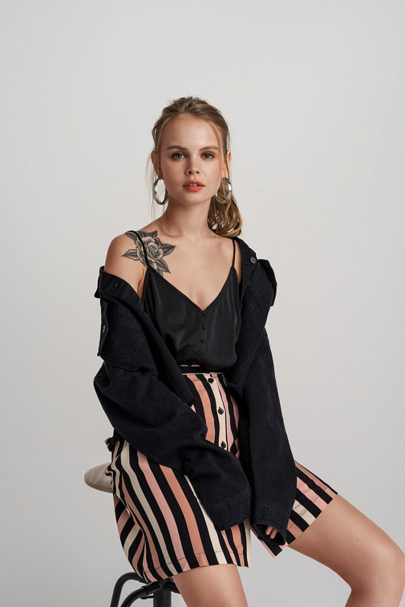 Anastasiya Scheglova featured in  the Befree catalogue for Spring/Summer 2019