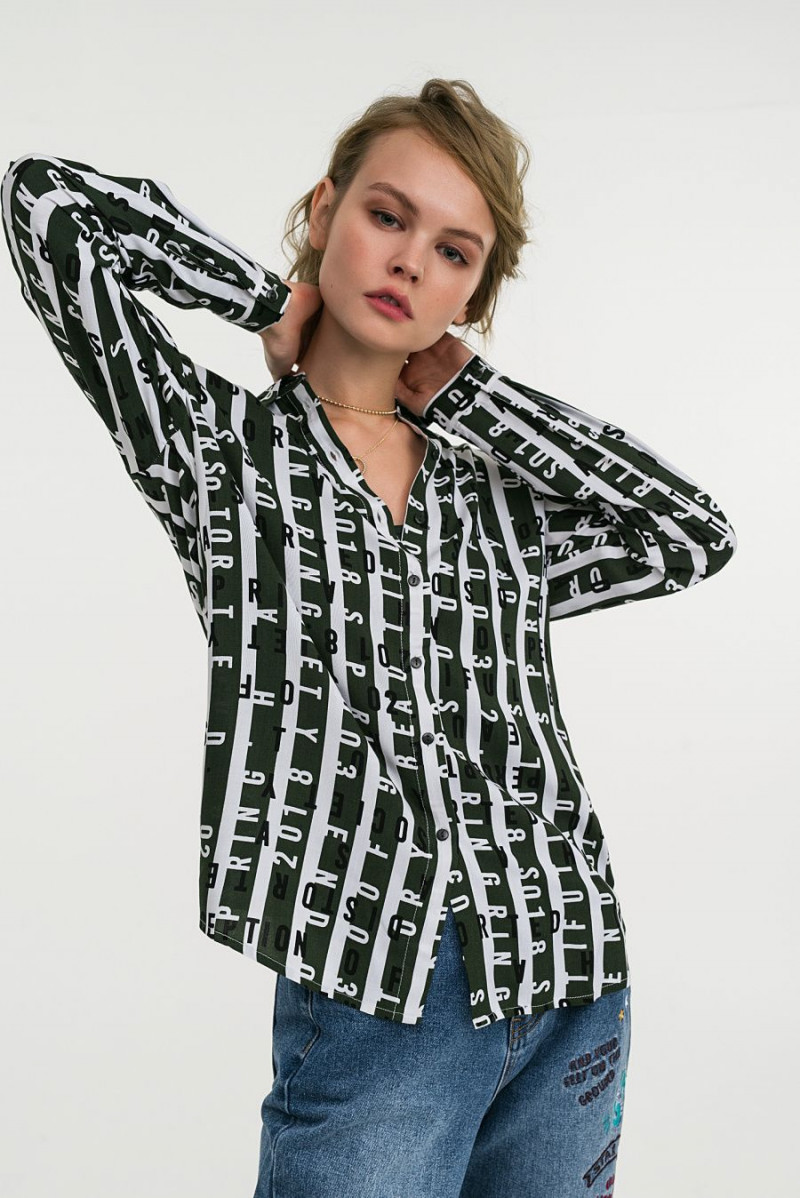 Anastasiya Scheglova featured in  the Befree catalogue for Spring/Summer 2019