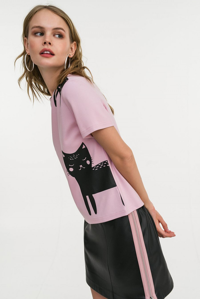 Anastasiya Scheglova featured in  the Befree catalogue for Spring/Summer 2019