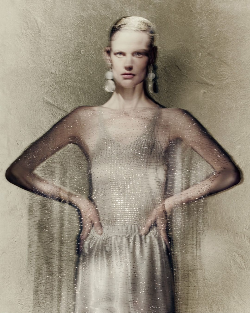 Saskia de Brauw featured in  the Giorgio Armani advertisement for Spring/Summer 2023