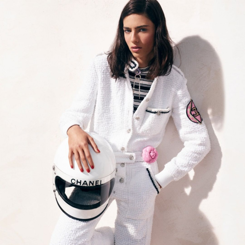 Loli Bahia featured in  the Chanel advertisement for Cruise 2023