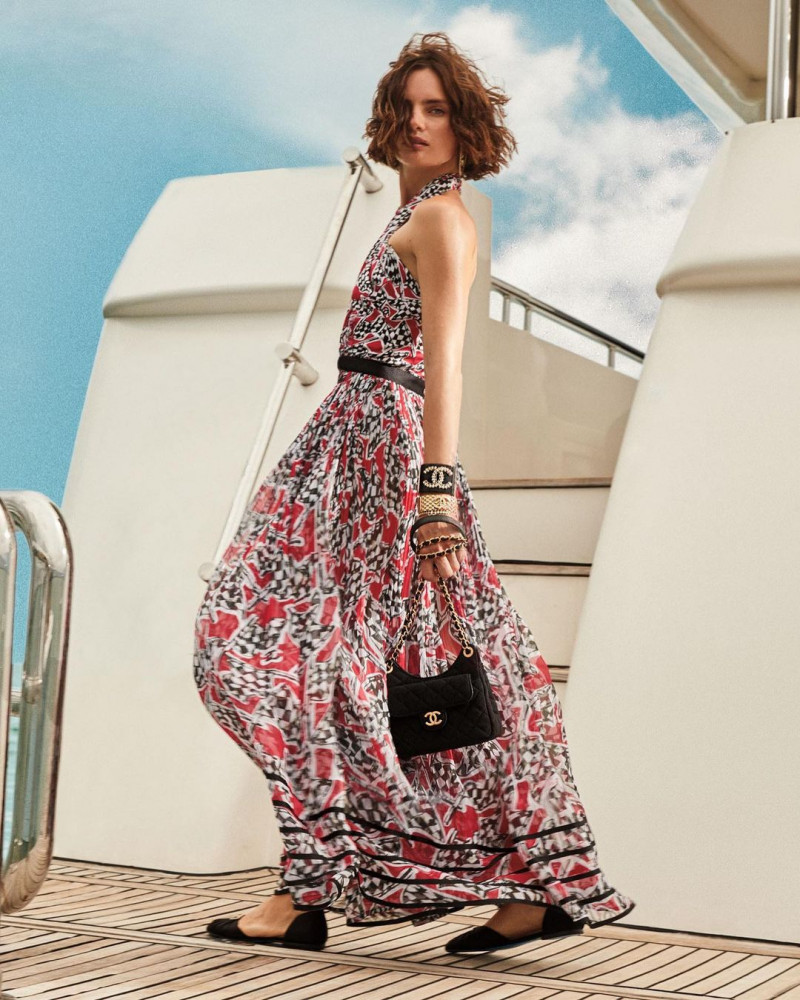 Delfina Morbelli featured in  the Neiman Marcus Neiman Marcus x Chanel Cruise 2022/23 advertisement for Cruise 2023