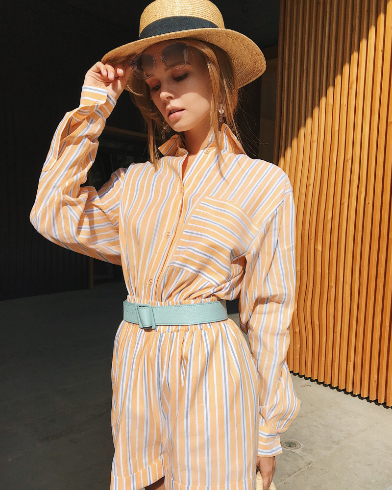 Anastasiya Scheglova featured in  the Marie by Marie lookbook for Spring/Summer 2019