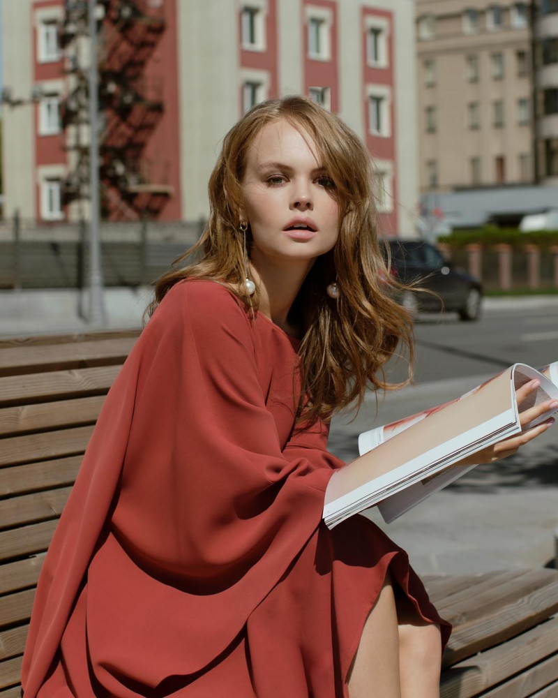 Anastasiya Scheglova featured in  the 1811 Eighteen One One lookbook for Spring/Summer 2018