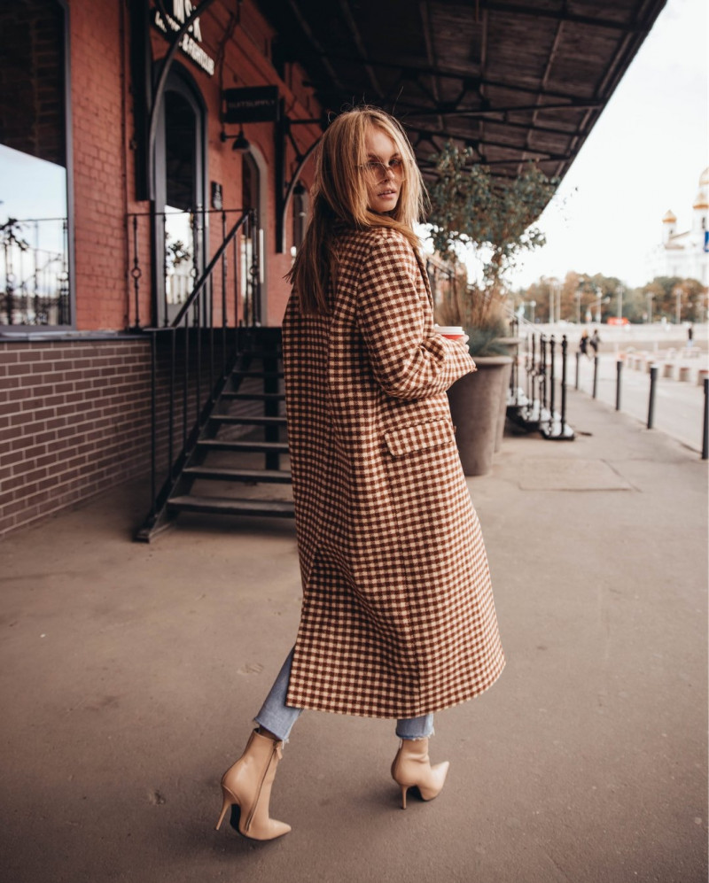 Anastasiya Scheglova featured in  the Marie by Marie lookbook for Autumn/Winter 2018