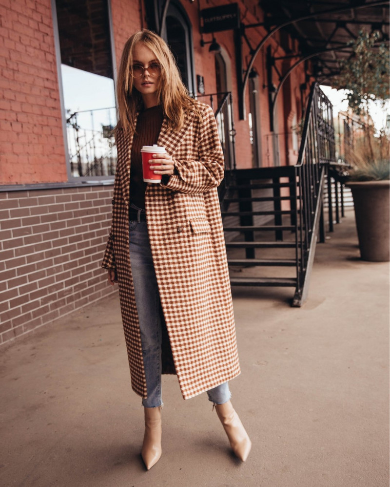 Anastasiya Scheglova featured in  the Marie by Marie lookbook for Autumn/Winter 2018