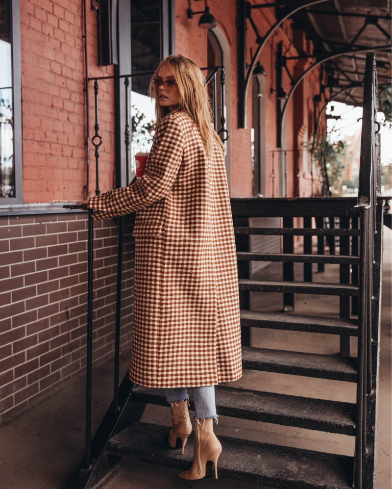 Anastasiya Scheglova featured in  the Marie by Marie lookbook for Autumn/Winter 2018