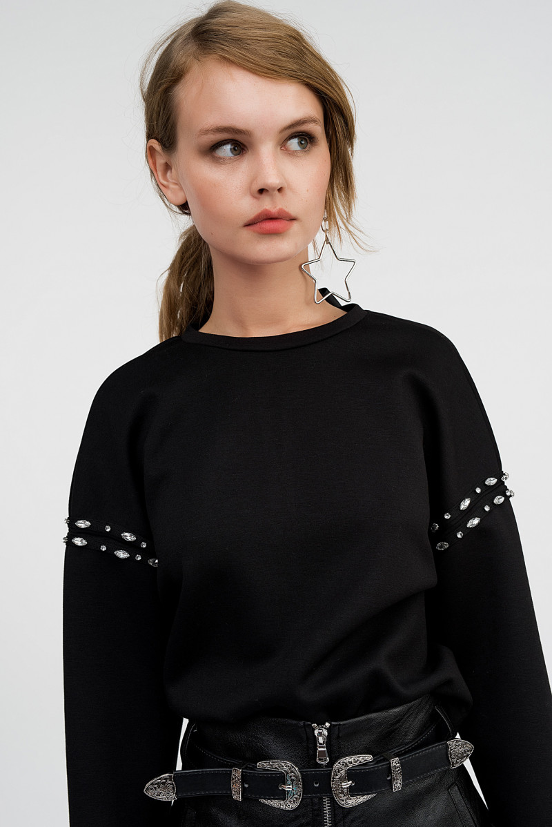 Anastasiya Scheglova featured in  the Befree catalogue for Fall 2018