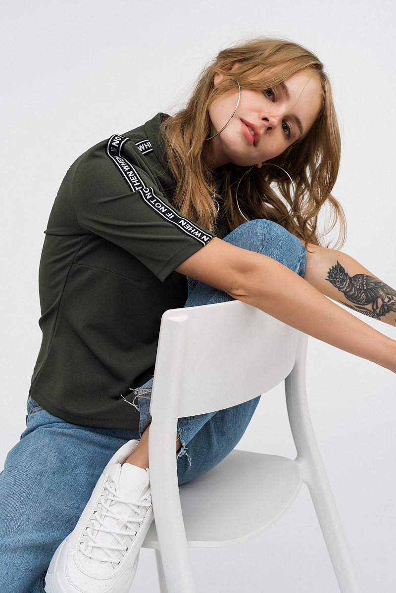 Anastasiya Scheglova featured in  the Befree catalogue for Fall 2018