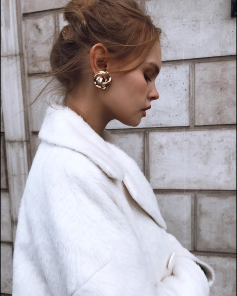 Anastasiya Scheglova featured in  the 1811 Eighteen One One catalogue for Autumn/Winter 2018