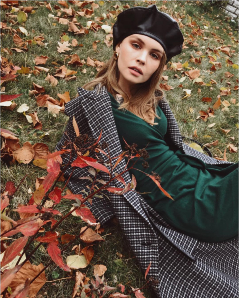 Anastasiya Scheglova featured in  the 1811 Eighteen One One catalogue for Autumn/Winter 2018