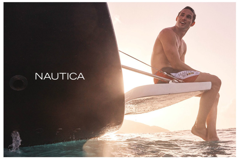 Giacomo Cavalli featured in  the Nautica Nautica x OCEANA  advertisement for Summer 2020