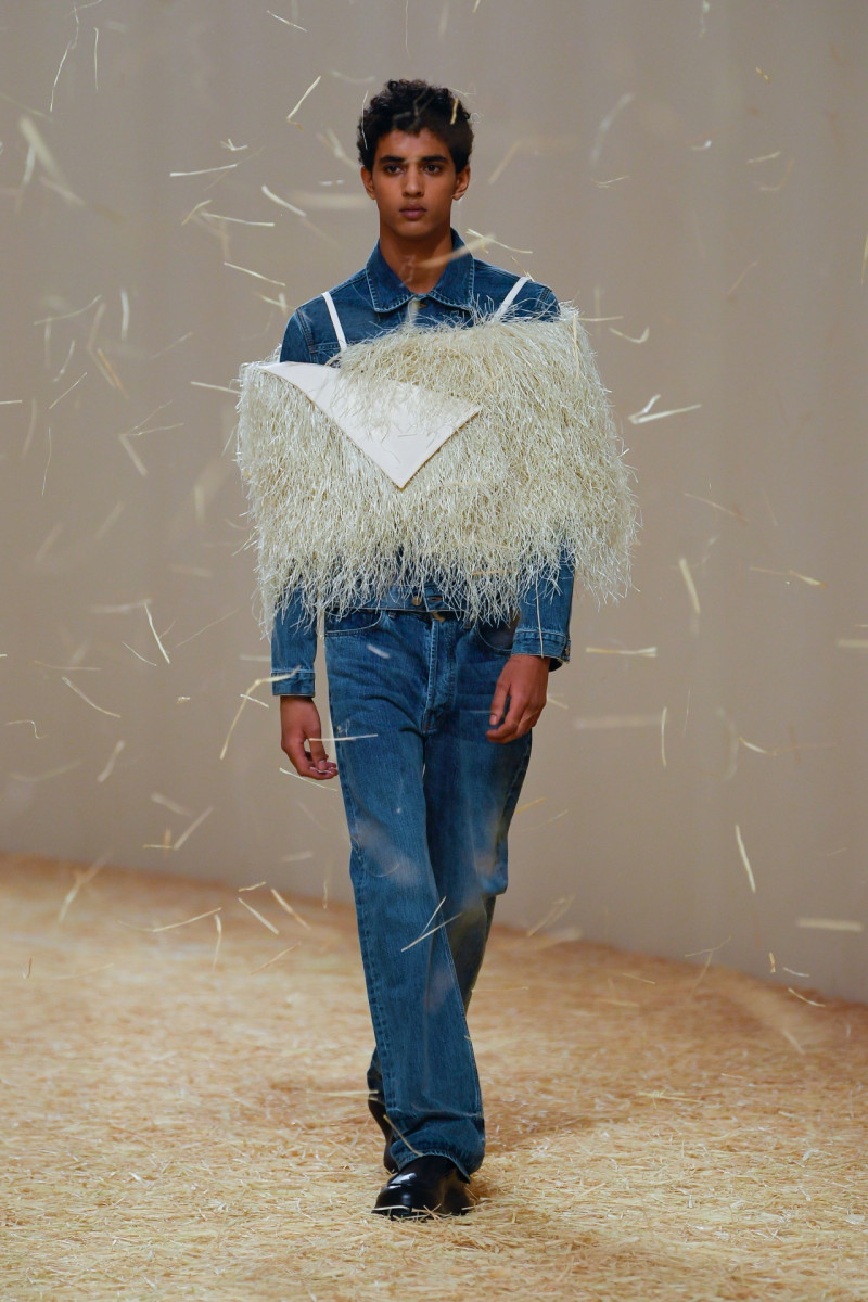 Abas Abdirazaq featured in  the Jacquemus fashion show for Spring/Summer 2023