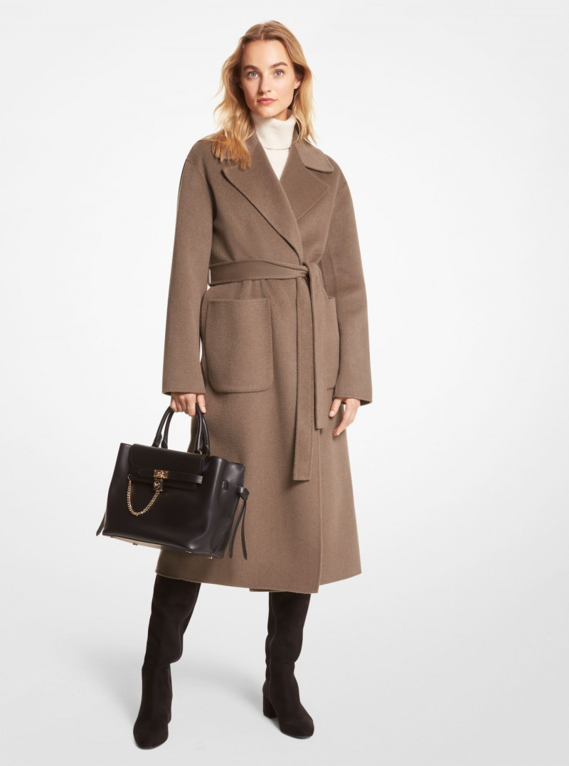 Maartje Verhoef featured in  the Michael Kors Collection catalogue for Autumn/Winter 2022