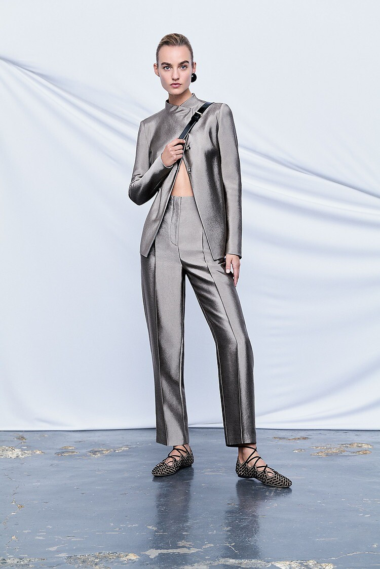 Maartje Verhoef featured in  the Giorgio Armani lookbook for Spring/Summer 2022