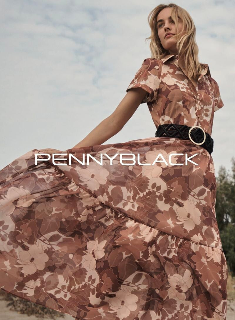 Maartje Verhoef featured in  the Pennyblack A Secret Getaway advertisement for Spring/Summer 2022