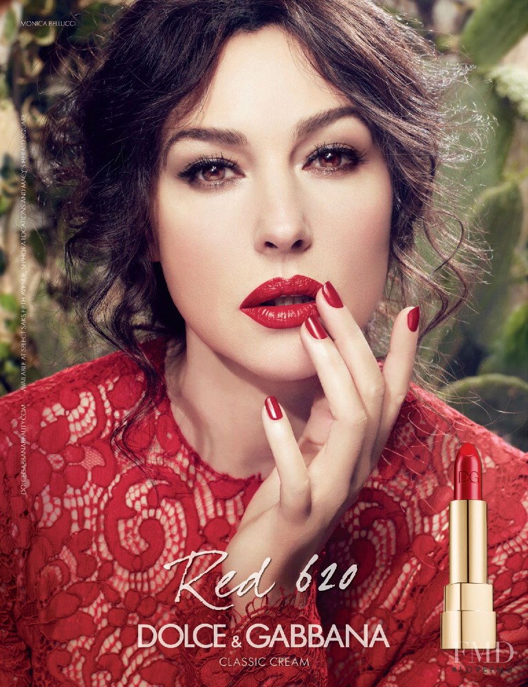 Monica Bellucci featured in  the Dolce & Gabbana Beauty Make-Up Collection advertisement for Spring/Summer 2014