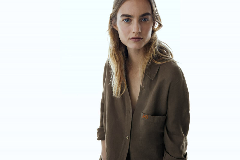 Maartje Verhoef featured in  the Massimo Dutti lookbook for Spring/Summer 2021