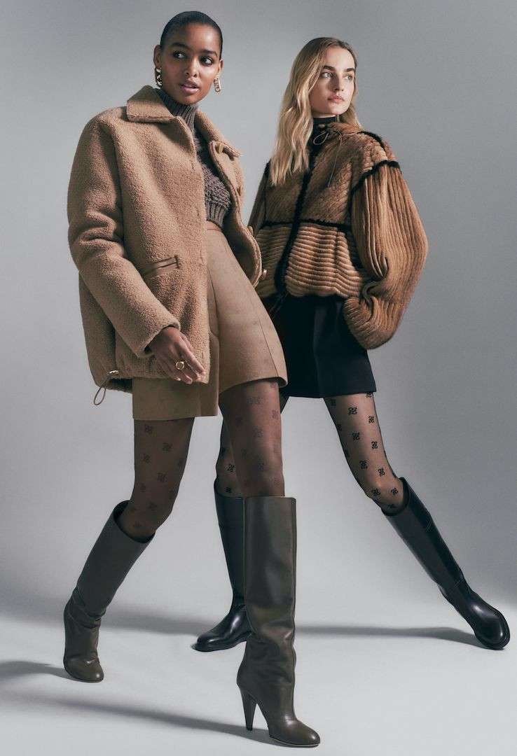 Maartje Verhoef featured in  the Fendi Fur lookbook for Autumn/Winter 2021
