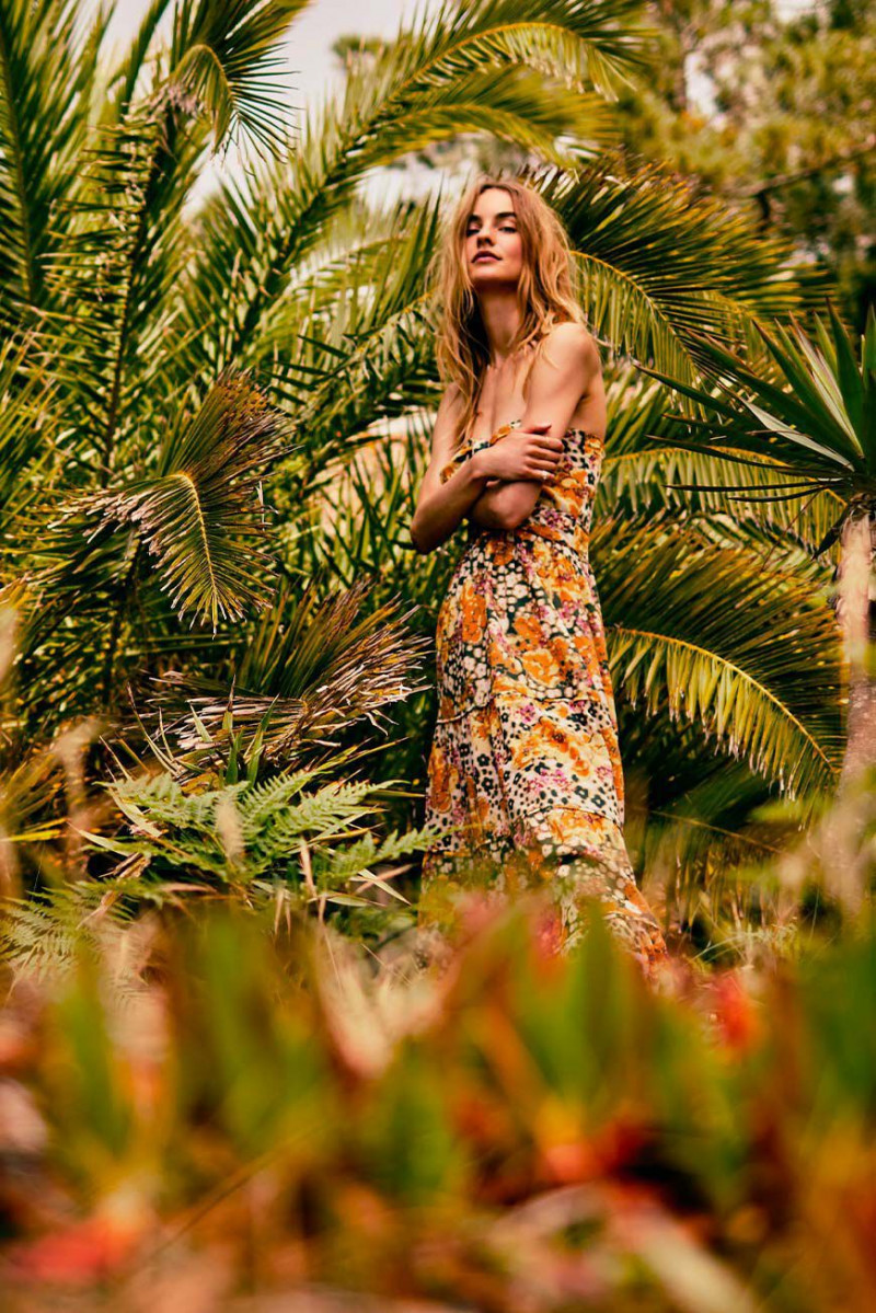 Maartje Verhoef featured in  the ba&sh La Plage advertisement for Summer 2021