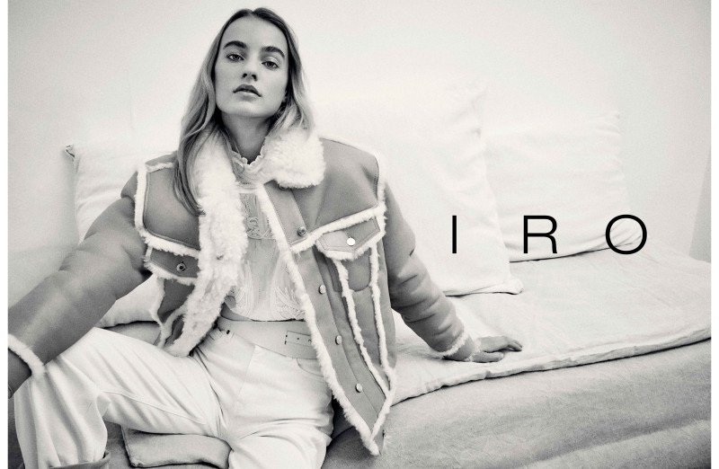 Maartje Verhoef featured in  the IRO Paris advertisement for Autumn/Winter 2020