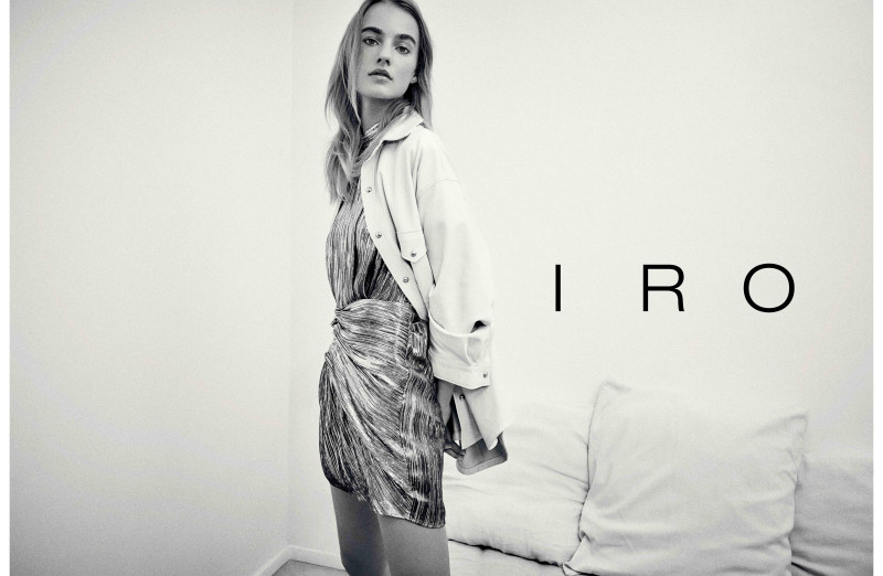 Maartje Verhoef featured in  the IRO Paris advertisement for Autumn/Winter 2020