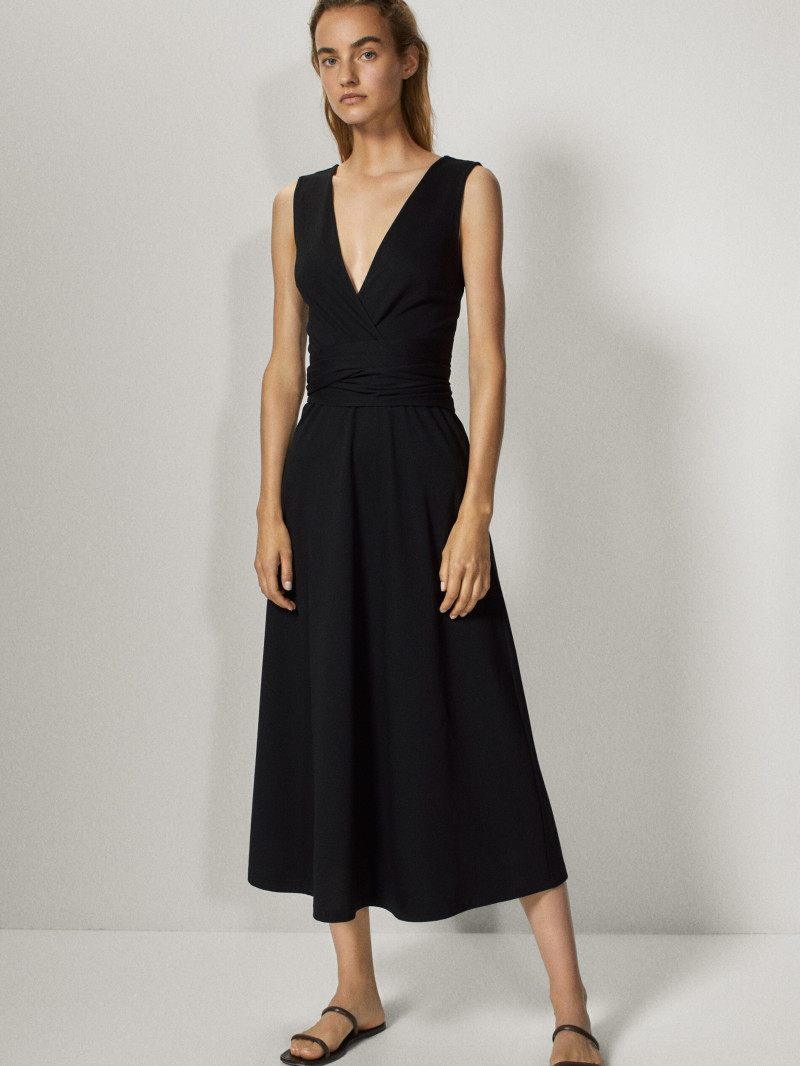 Maartje Verhoef featured in  the Massimo Dutti catalogue for Pre-Fall 2020