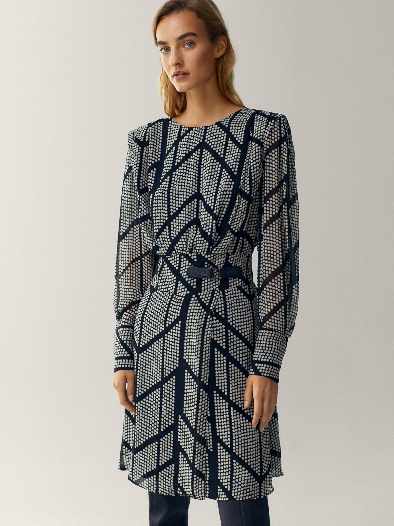 Maartje Verhoef featured in  the Massimo Dutti catalogue for Fall 2020