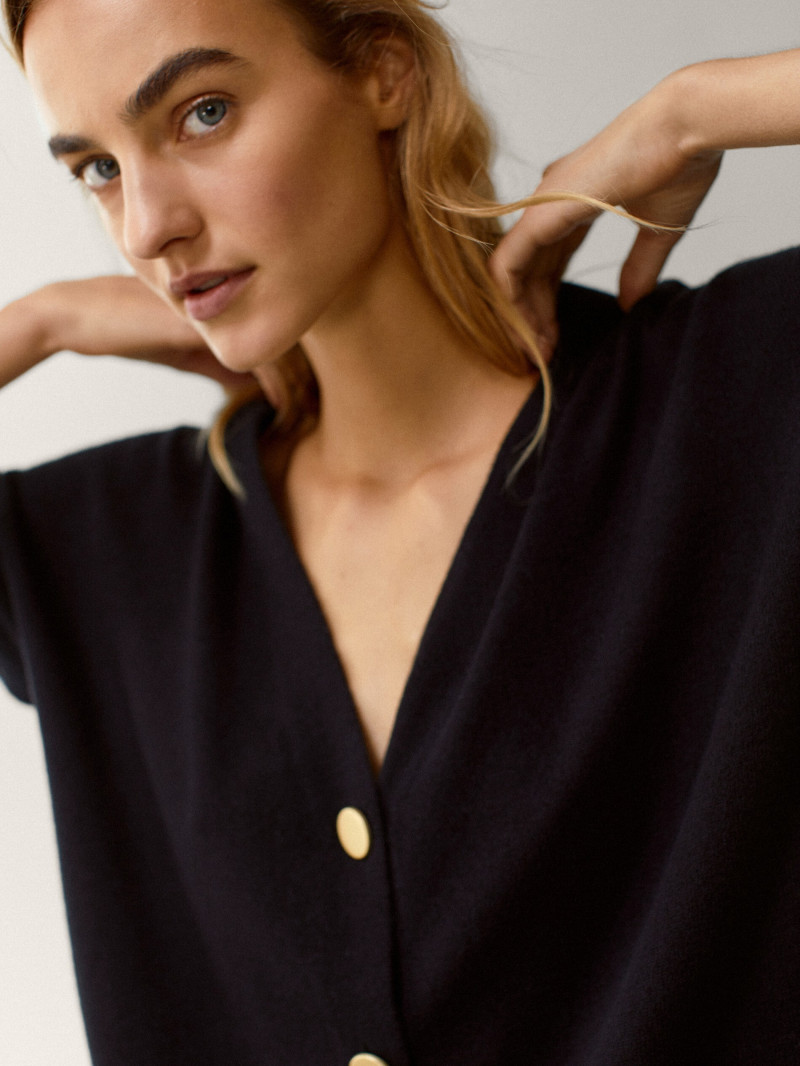 Maartje Verhoef featured in  the Massimo Dutti catalogue for Fall 2020