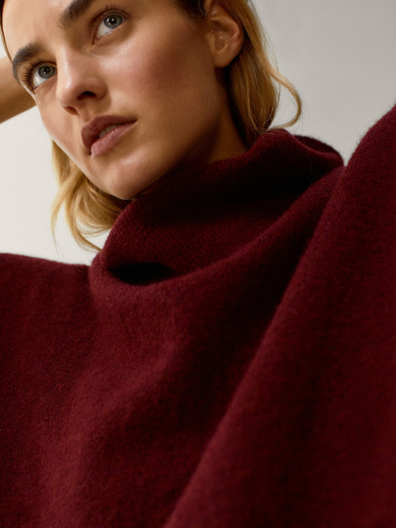 Maartje Verhoef featured in  the Massimo Dutti catalogue for Fall 2020