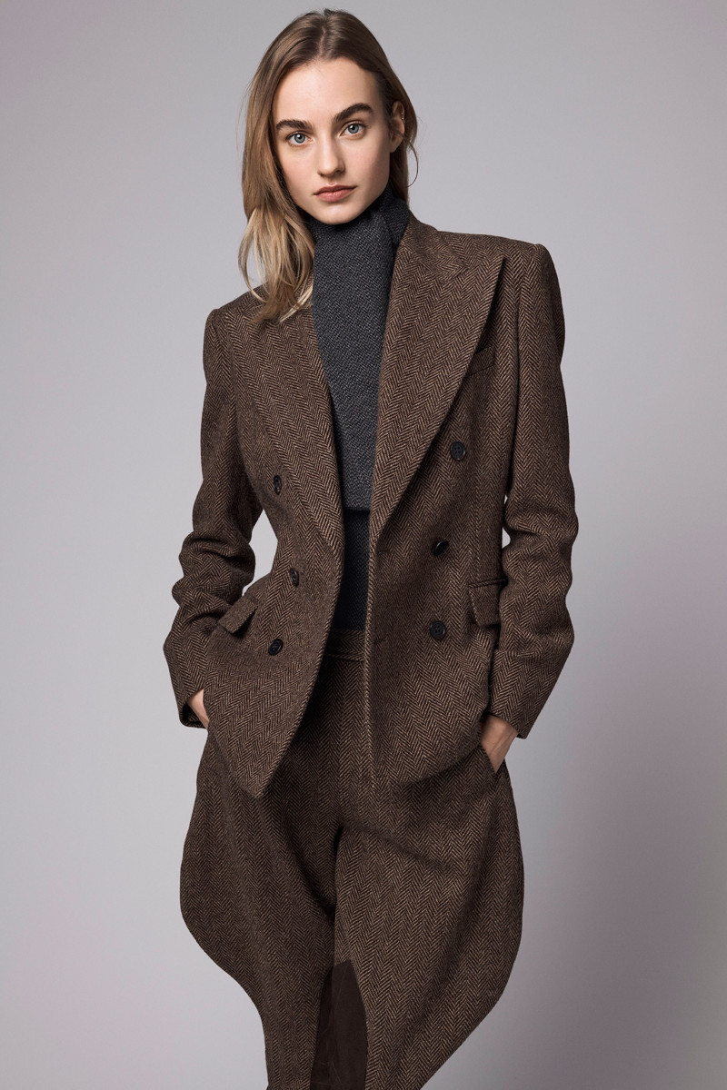 Maartje Verhoef featured in  the Ralph Lauren lookbook for Autumn/Winter 2020
