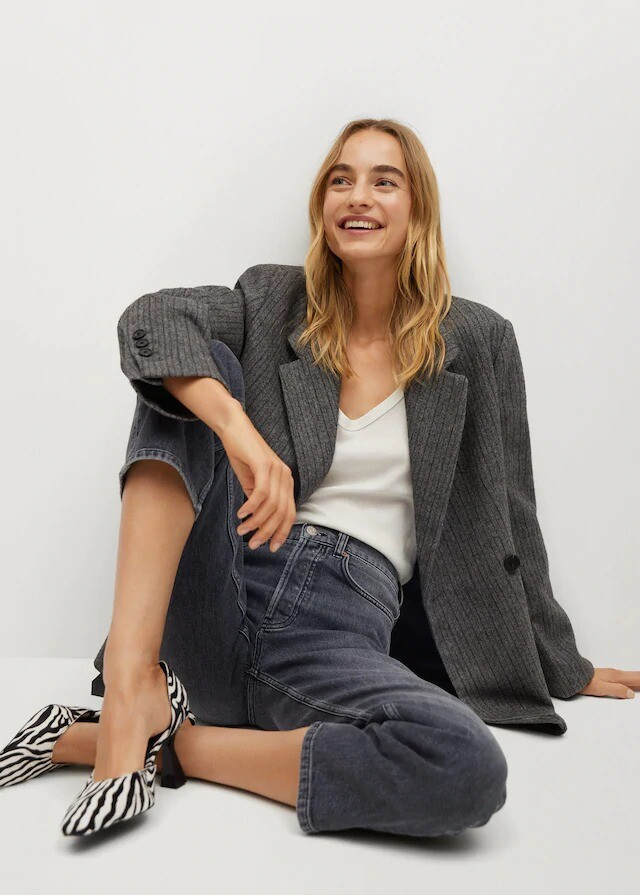 Maartje Verhoef featured in  the Mango lookbook for Autumn/Winter 2020