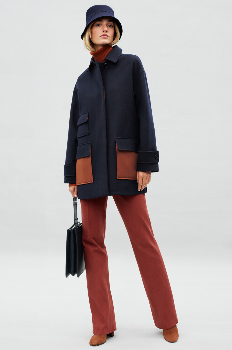 Maartje Verhoef featured in  the Loro Piana lookbook for Autumn/Winter 2020